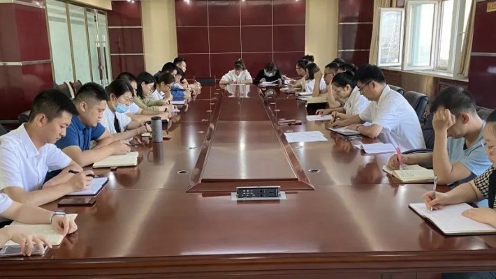 裝備公司團(tuán)委組織召開甘肅省第十四次黨代會(huì)精神學(xué)習(xí)會(huì)議